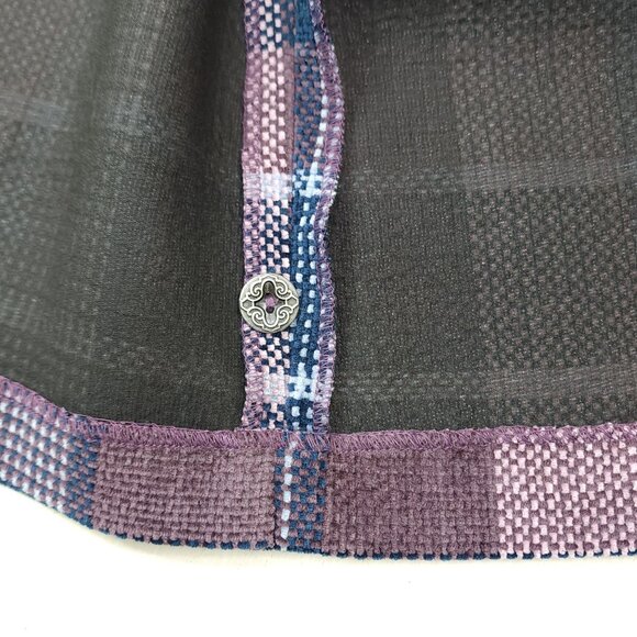 Alfred Dunner Womens Plaid Button-Up Jacket Size 12 Acrylic Blazer - Picture 8 of 9